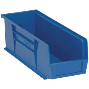 QUANTUM STORAGE SYSTEMS QUS234BL Hang/stack Bin 14-3/4l x 5-1/2w Blue | AF4NUX 9DUX5