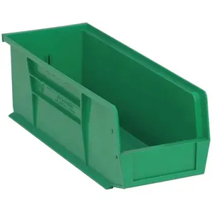 QUANTUM STORAGE SYSTEMS QUS234GN Hang And Stack Bin 14-3/4 Inch Length Green | AF3QXB 8CA71