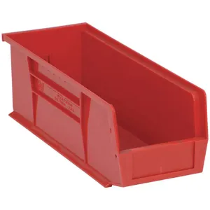 QUANTUM STORAGE SYSTEMS QUS234RD Hang/stack Bin 14-3/4l x 5-1/2w Red | AF4FBD 8UMR6