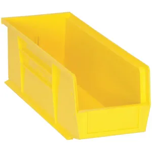 QUANTUM STORAGE SYSTEMS QUS234YL Hang/stack Bin 14-3/4l x 5-1/2w Yellow | AF4BRQ 8PCD3