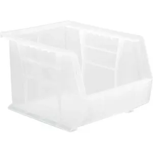 QUANTUM STORAGE SYSTEMS QUS239CL Hang And Stack Bin 10-3/4 Inch Length Clear | AA2GPJ 10H844