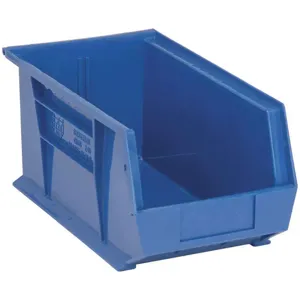 QUANTUM STORAGE SYSTEMS QUS240BL Hang/stack Bin 14-3/4l x 8-1/4w Blue | AF4YAU 9PNP8