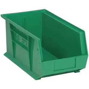 QUANTUM STORAGE SYSTEMS QUS240GN Hang/stack Bin 14-3/4l x 8-1/4w Green | AF3QXE 8CA75