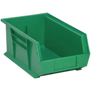 QUANTUM STORAGE SYSTEMS QUS241GN Hang/stack Bin 13-5/8 x 8-1/4 x 6 Green | AC6HTF 33Z331