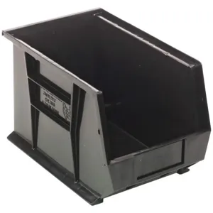 QUANTUM STORAGE SYSTEMS QUS242BK Hang/stack Bin 13-5/8 x 8-1/4 x 8 Black | AC6HTK 33Z335