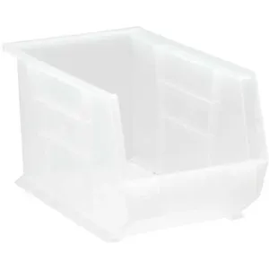 QUANTUM STORAGE SYSTEMS QUS242CL Hang And Stack Bin 13-5/8 Inch Length Clear | AA2GPM 10H847