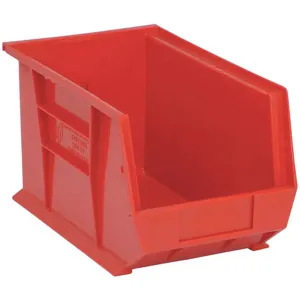 QUANTUM STORAGE SYSTEMS QUS242RD Hang/stack Bin 13-5/8 x 8-1/4 x 8 Red | AC6HTP 33Z339