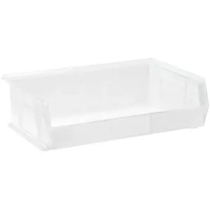 QUANTUM STORAGE SYSTEMS QUS245CL Hang And Stack Bin 10-7/8 Inch Length Clear | AA2GPN 10H848