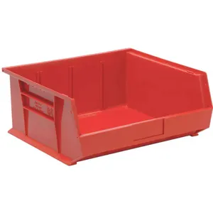 QUANTUM STORAGE SYSTEMS QUS250RD Hang/stack Bin 14-3/4l x 16-1/2w Red | AF4RZK 9HZ58