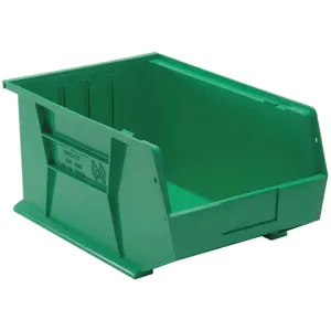 QUANTUM STORAGE SYSTEMS QUS255GN Hang/stack Bin 16l x 11w Green | AF4HFL 8WZW3