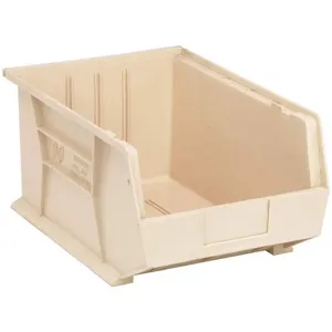 QUANTUM STORAGE SYSTEMS QUS255IV Hang/stack Bin 16l x 11w Beige | AF4BVT 8PEU7