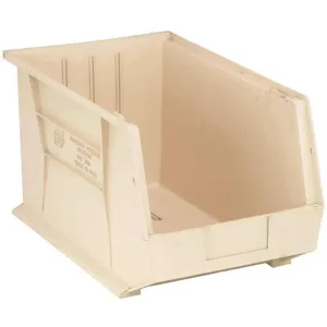 QUANTUM STORAGE SYSTEMS QUS260IV Hang/stack Bin 18l x 11w Beige | AF4FAR 8UMC2