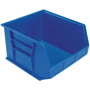 QUANTUM STORAGE SYSTEMS QUS270BL Hang/stack Bin 18l x 16-1/2w Blue | AF4KWH 8ZFV8