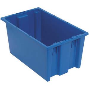 QUANTUM STORAGE SYSTEMS SNT185BL Nest And Stack Container 18 Inch Length Blue | AF3UJR 8DA63