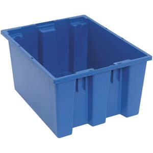 QUANTUM STORAGE SYSTEMS SNT190BL Nest And Stack Container 19-1/2 Inch Blue | AF4MEV 9CCL6
