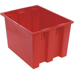 QUANTUM STORAGE SYSTEMS SNT195RD Nest And Stack Container 19-1/2 Inch Length Red | AF4MER 9CCK8