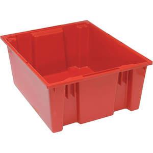 QUANTUM STORAGE SYSTEMS SNT225RD Nest And Stack Container 23-1/2 Inch Length Red | AF6BQD 9W829
