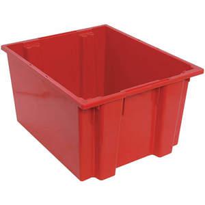 QUANTUM STORAGE SYSTEMS SNT230RD Nest And Stack Container 23-1/2 Inch Length Red | AF4FDG 8UP42