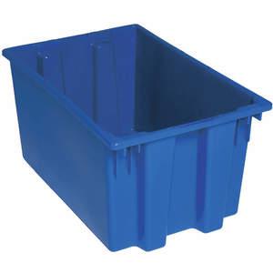 QUANTUM STORAGE SYSTEMS SNT240BL Nest And Stack Container 23-1/2 Inch Blue | AF4UNL 9KG35