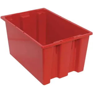 QUANTUM STORAGE SYSTEMS SNT240RD Nest And Stack Container 23-1/2 Inch Length Red | AF4VPT 9LHX5