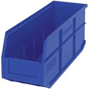 QUANTUM STORAGE SYSTEMS SSB461BL Shelf Bin 6 Inch Width 7 Inch H Blue | AB7XCW 24K180