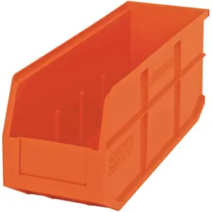 QUANTUM STORAGE SYSTEMS SSB461OR Shelf Bin 6 Inch Width 7 Inch H Orange | AB7XFP 24K244