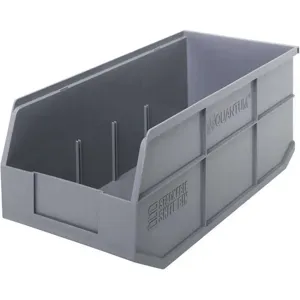 QUANTUM STORAGE SYSTEMS SSB463GY Shelf Bin 8-1/4 Inch Width 7 Inch H Gray | AB7XDV 24K203