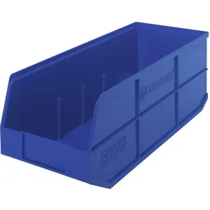 QUANTUM STORAGE SYSTEMS SSB483BL Shelf Bin 8-1/4 Inch Width 7 Inch H Blue | AB7XCZ 24K183