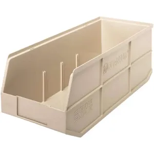 QUANTUM STORAGE SYSTEMS SSB483IV Shelf Bin 8-1/4 Inch Width 7 Inch H Ivory | AB7XBY 24K159