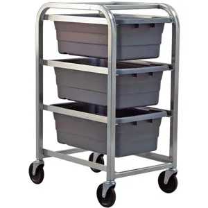 QUANTUM STORAGE SYSTEMS TR3-2516-8GY Cross Stack Tub Rack With 3 Tubs Gray | AC6HPM 33Z265