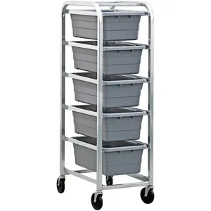 QUANTUM STORAGE SYSTEMS TR5-2516-8GY Cross Stack Tub Rack With 5 Tubs Gray | AC6HPU 33Z271