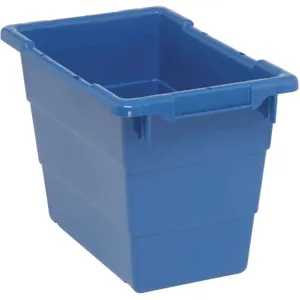 QUANTUM STORAGE SYSTEMS TUB1711-12BL Cross-stacking Bin 12 Inch H 17-1/4 Inch Length | AA3KGJ 11M636