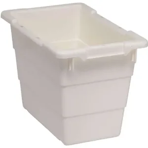 QUANTUM STORAGE SYSTEMS TUB1711-12WT Cross-stacking Bin 12 Inch H 17-1/4 Inch Length | AA3KGL 11M638