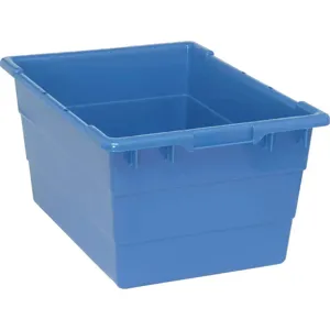 QUANTUM STORAGE SYSTEMS TUB2417-12BL Cross-stacking Bin 12 Inch H 23-3/4 Inch Length | AA3KGQ 11M642