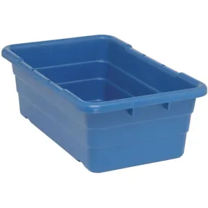 QUANTUM STORAGE SYSTEMS TUB2516-8BL Cross-stacking Bin 8 Inch H 25-1/8 Inch Length | AA3KGX 11M648