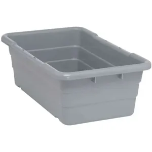 QUANTUM STORAGE SYSTEMS TUB2516-8GY Cross-stacking Bin 8 Inch H 25-1/8 Inch Length | AA3KGY 11M649