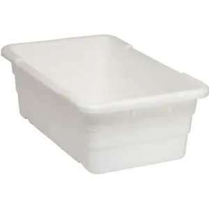 QUANTUM STORAGE SYSTEMS TUB2516-8WT Cross-stacking Bin 8 Inch H 25-1/8 Inch Length | AA3KGZ 11M650