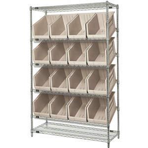 QUANTUM STORAGE SYSTEMS WRSL6-74-1848-260IV Bin Shelving 74 Inch Height 48 Inch W | AG6WGM 49H230