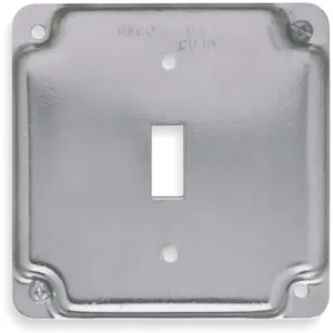 RACO 800C Cover 4 x 4 Toggle Switch | AE2ZBM 5AA23