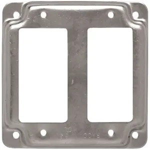 RACO 809C Square Box Cover 4 Inch Two Gfci | AB9HLB 2DDC7