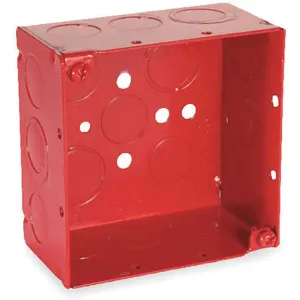 RACO 911-3 Electrical Box Square 30.3 Cu Inch Red | AB9HGR 2DCR9