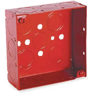 RACO 911-9 Electrical Box Square 21cu Inch Red | AB9HGT 2DCT1