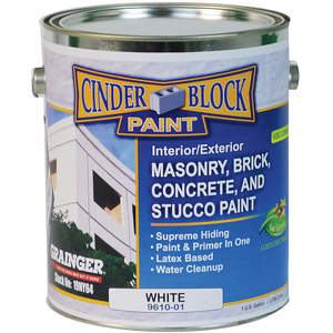 RAE 9610-01 Masonry Stucco Paint White 1 Gallon | AF6JAK 19NY64