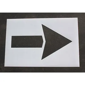 RAE STL-116-4060 Pavement Stencil 60 Inch Straight Arrow 1/16 | AA8GGE 18E752