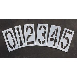 RAE STL-116-8180 Pflasterschablone 18 Zoll Zahlensatz 1/16 | AA8GFB 18E726