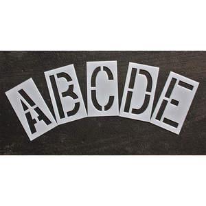 RAE STL-108-8185 Pavement Stencil 18 Inch Alphabet Kit 1/8 | AA8GFE 18E729