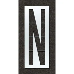 RAE STL-108-F144N Airport Pavement Stencil N 144 Inch | AH2JZA 29EP62