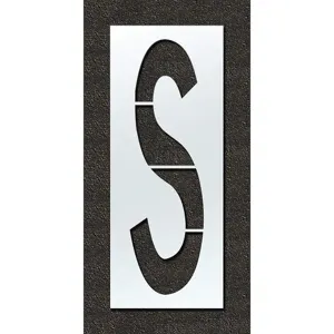 RAE STL-108-F108S Airport Pavement Stencil S 108 Inch | AH2JVU 29EN86