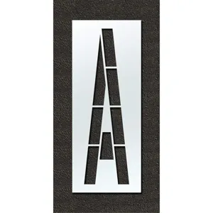 RAE STL-108-F144A Airport Pavement Stencil A 144 Inch | AH2JYL 29EP49