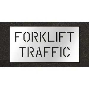 RAE STL-116-10602 Stencil Fork Lift Traffic Area 15 Inch | AH2JTQ 29EN37